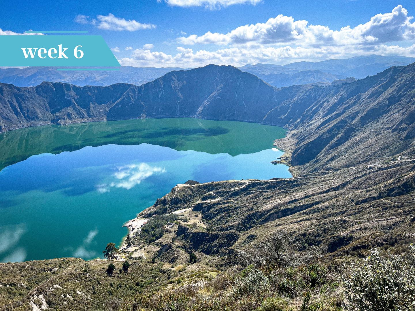 Highland Lake in Ecuador