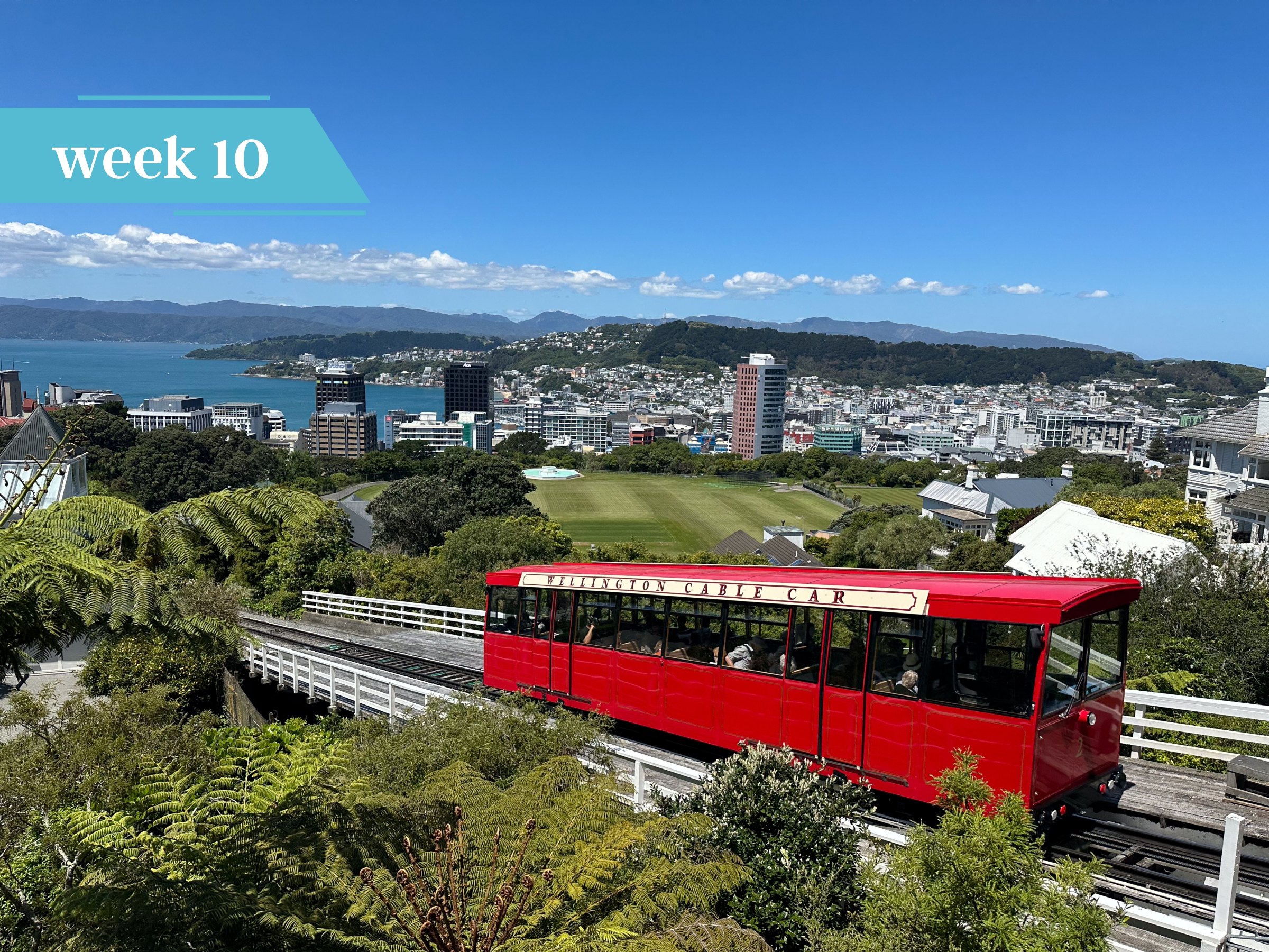 Cable car in Wellington, New Zealand
