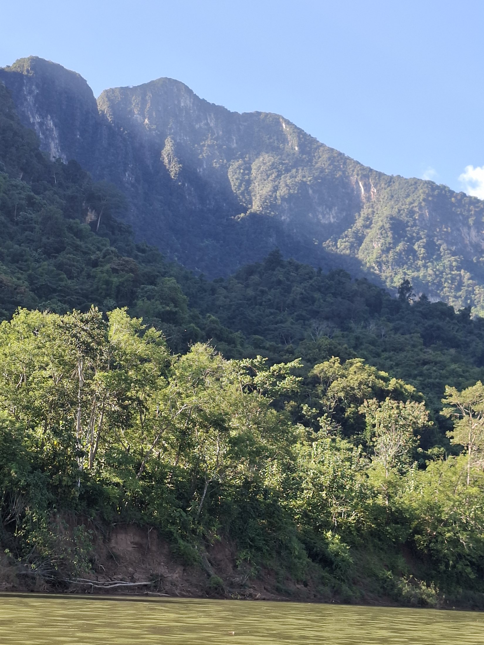 Mountains along the Mekong