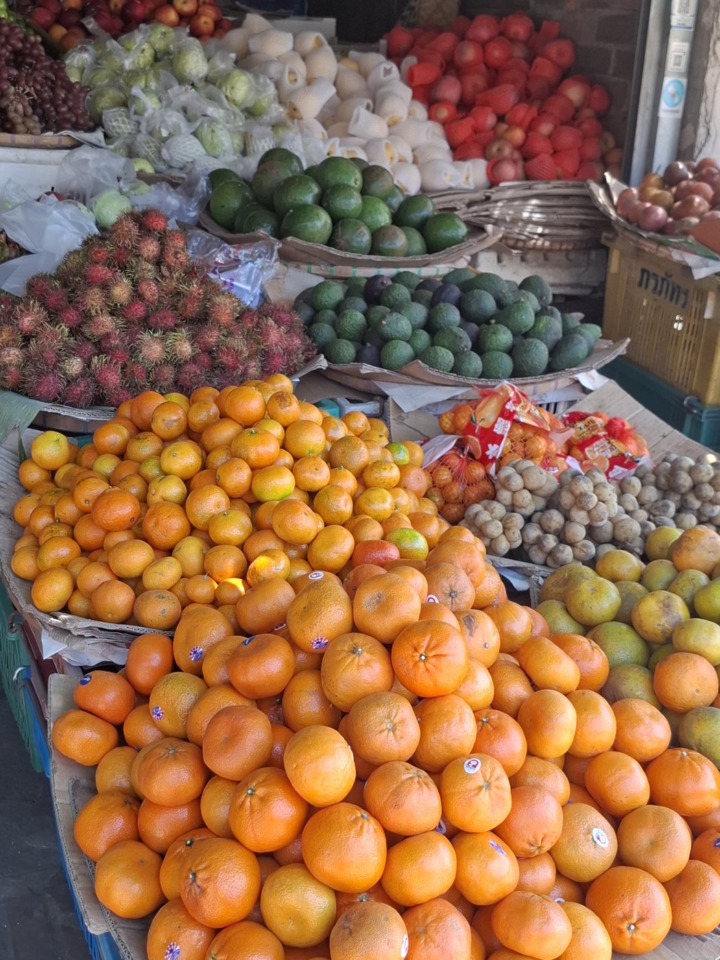 Fruit at a morning market