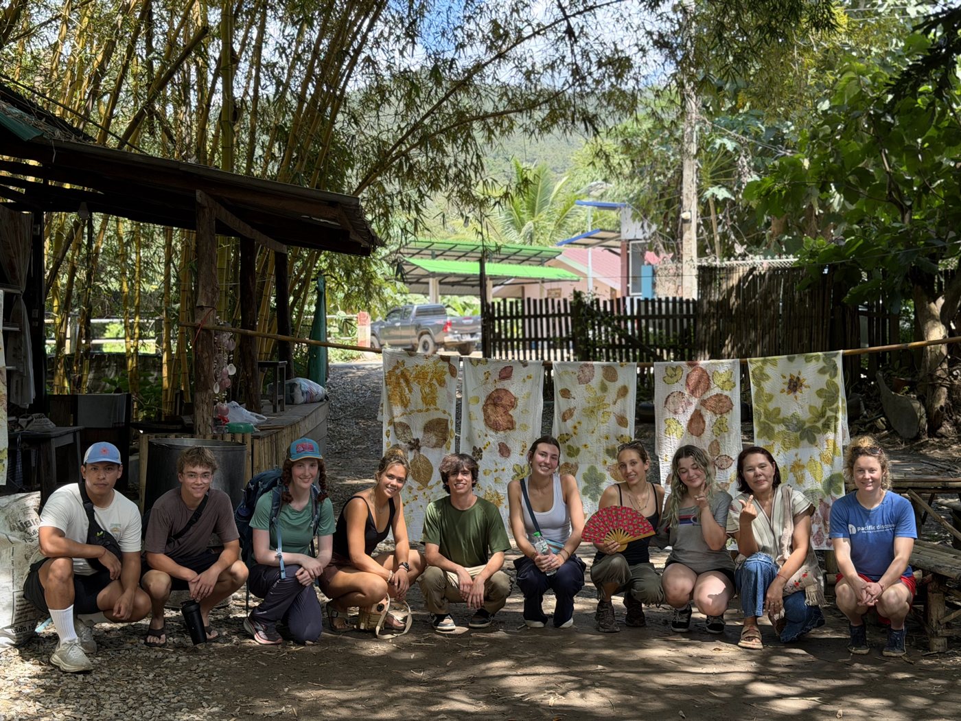 Group of students with their instructors